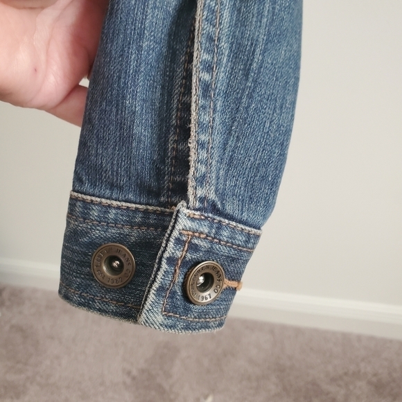 Lauren Jeans Co. Premium Women's Denim Jacket Size Extra Small - Picture 10 of 15